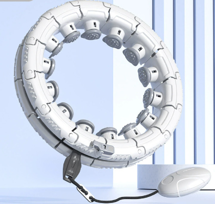 Smart Weighted Hula Hoop | 24-Section Adjustable Never-Fall Fitness Hoop
