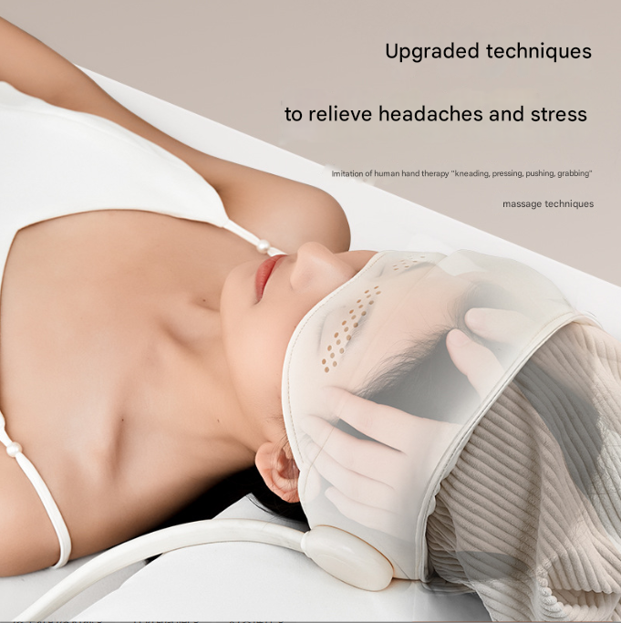 Smart Head Massage Hat | 6-Zone Airbag Scalp Therapy (Electric)