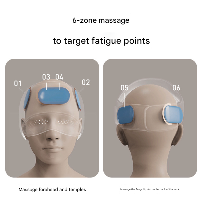Smart Head Massage Hat | 6-Zone Airbag Scalp Therapy (Electric)