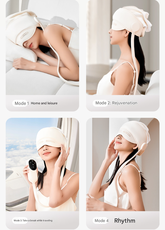 Smart Head Massage Hat | 6-Zone Airbag Scalp Therapy (Electric)