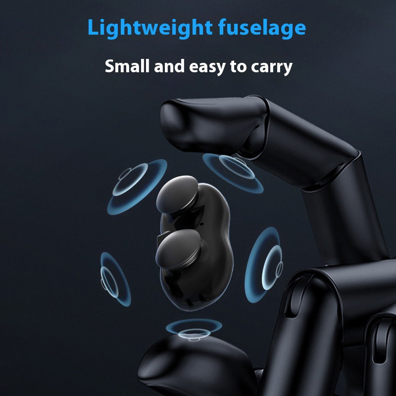 Smart Anti-Snoring Throat Massager | AI-Powered Vibration Sleep Aid (Black)