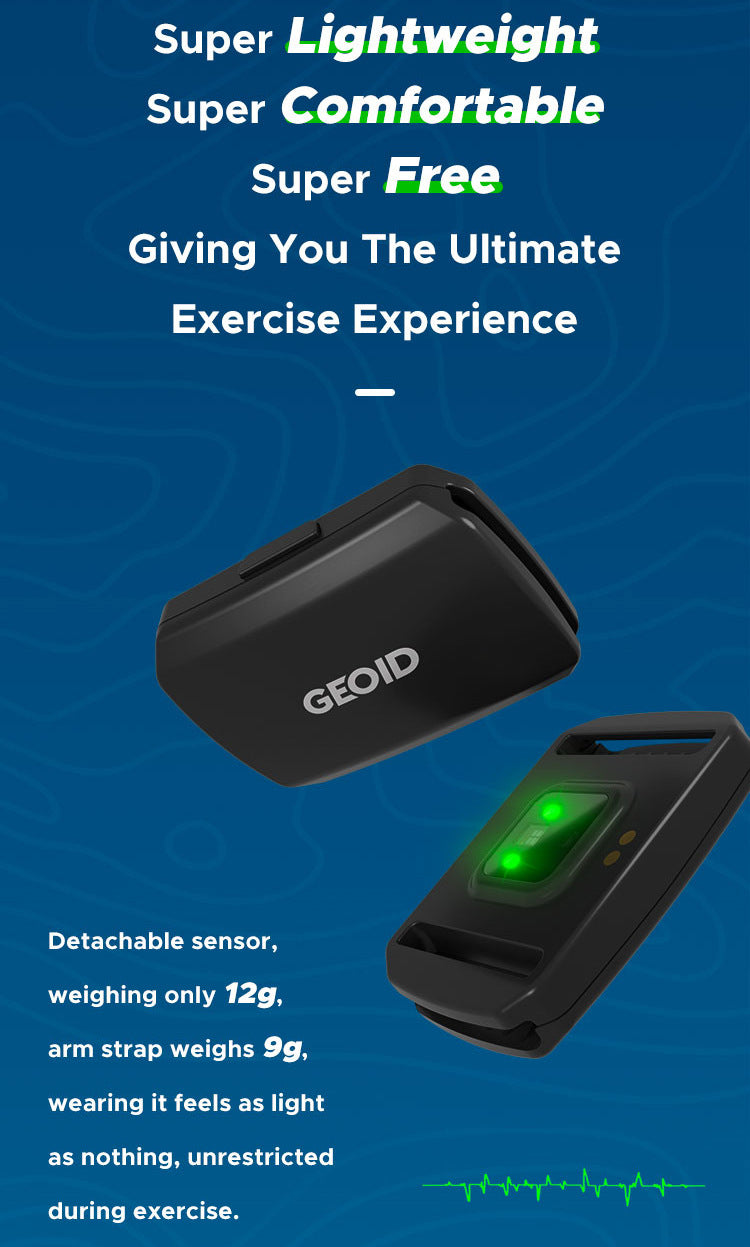 Smart Optical Armband Heart Rate Monitor | Bluetooth & ANT+ (Black)