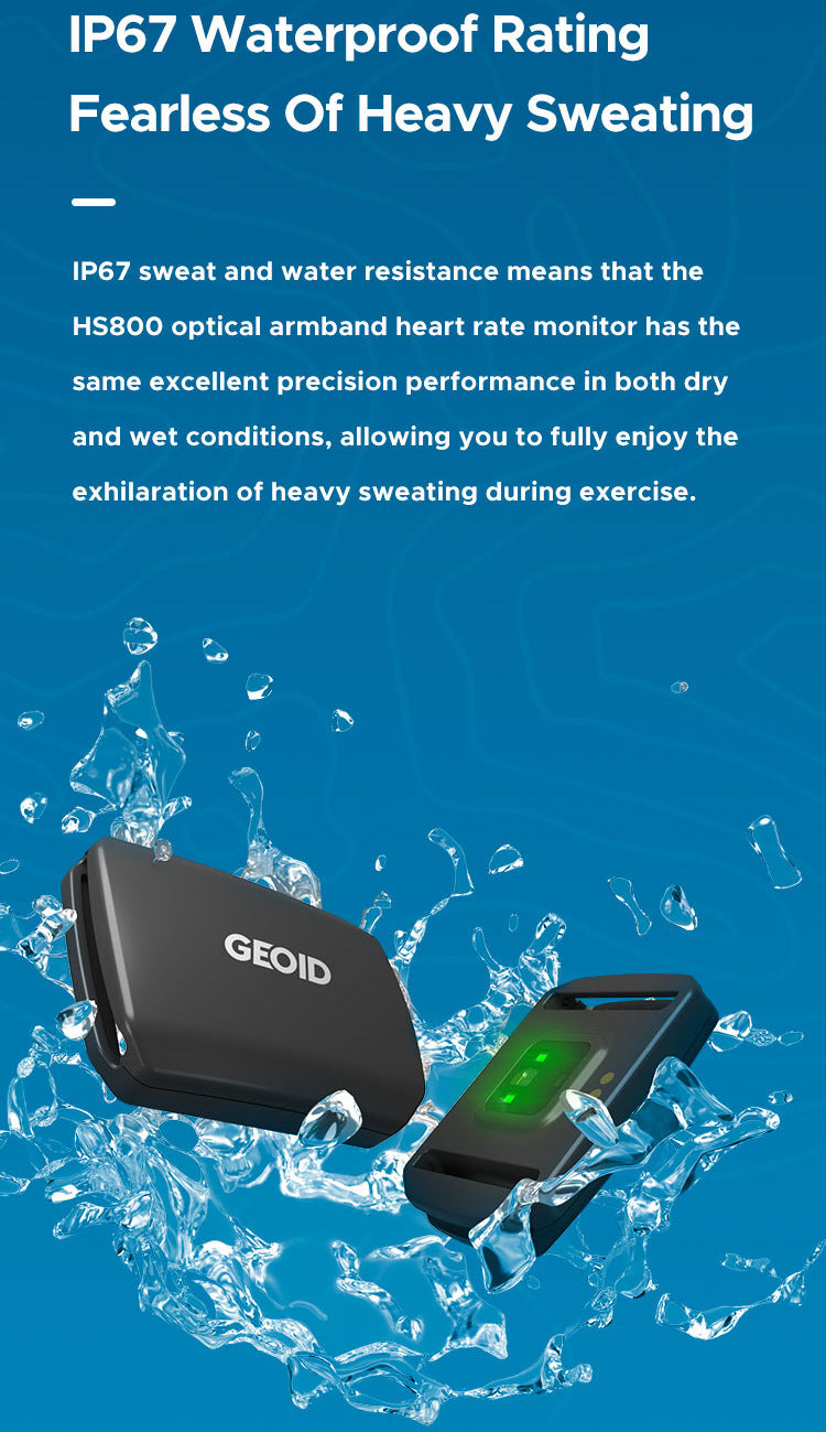 Smart Optical Armband Heart Rate Monitor | Bluetooth & ANT+ (Black)