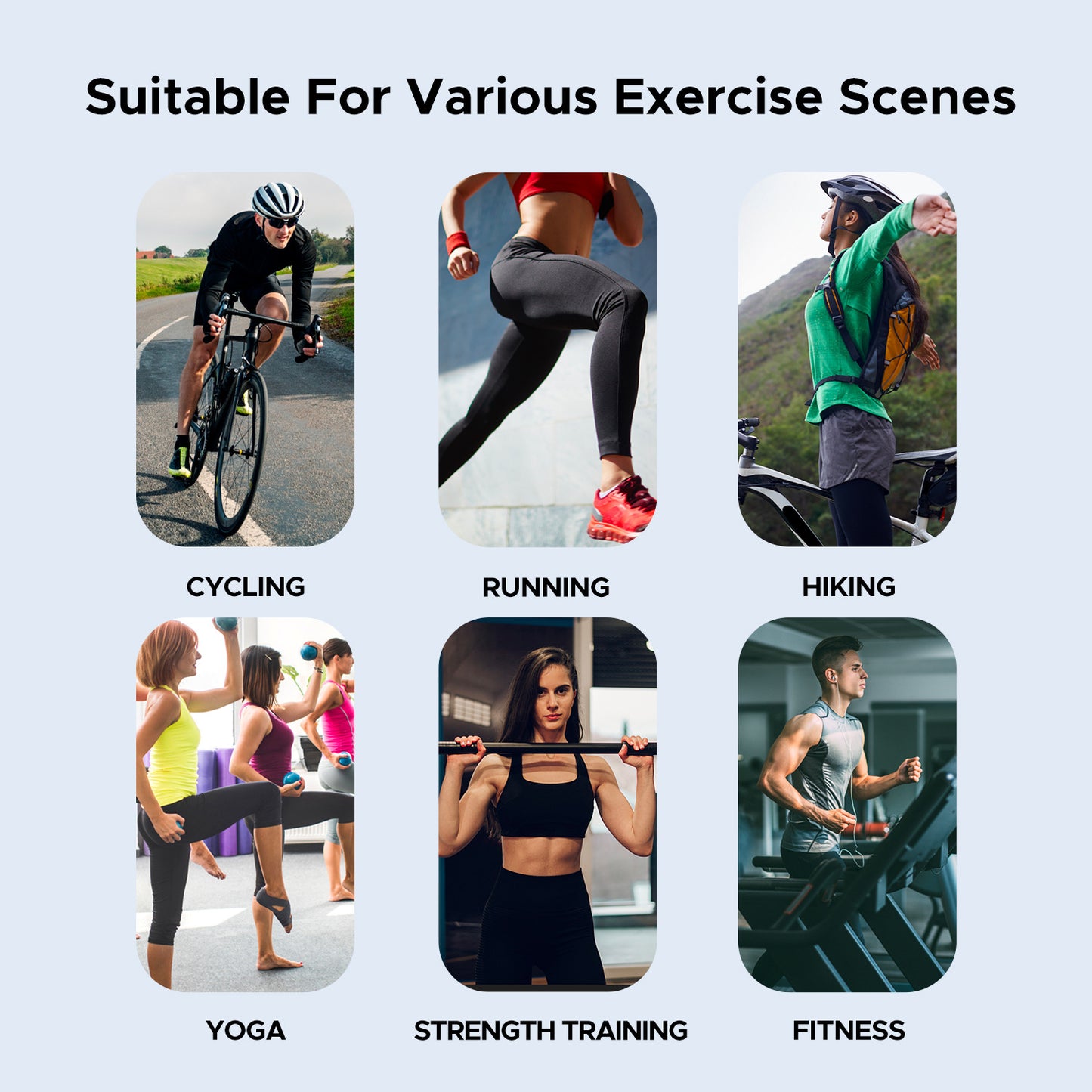 Smart Optical Armband Heart Rate Monitor | Bluetooth & ANT+ (Black)