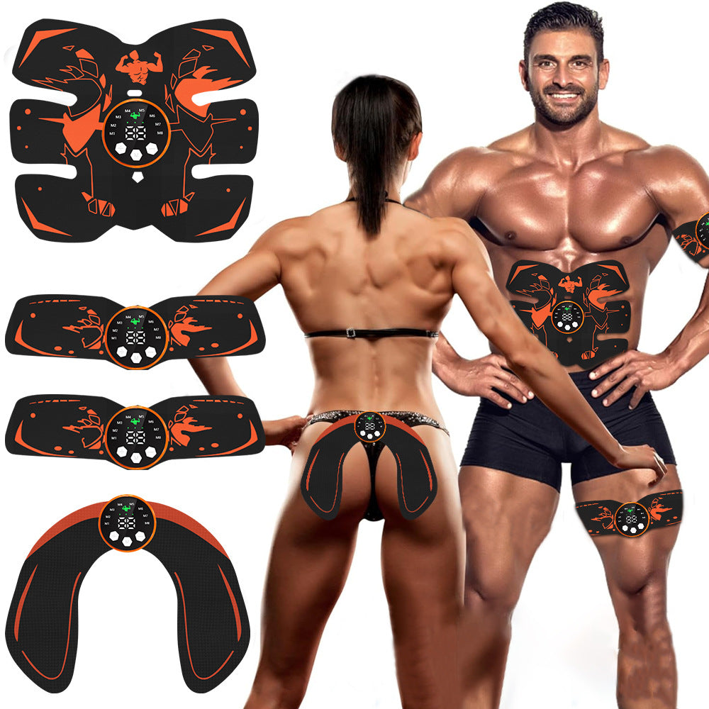 Black & Orange Ultimate EMS Muscle Stimulator Kit
