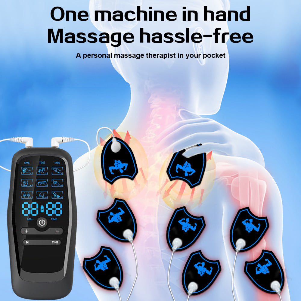 Smart EMS TENS Microcurrent Massager | Rechargeable 3-in-1 Pain Relief Device