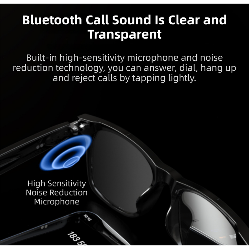 Smart Anti-Blue Light Glasses | Lightweight AI Audio & Noise-Reduction