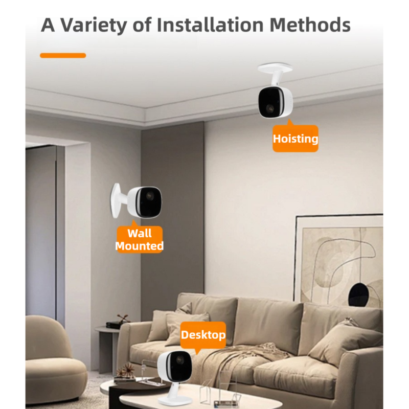 Smart Wireless WiFi Security Camera | 1080P HD, Night Vision & Two-Way Audio