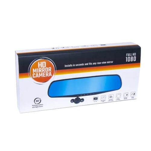 Smart Rearview Backup Mirror HD 1080P with Recorder Camera | Dual Lens