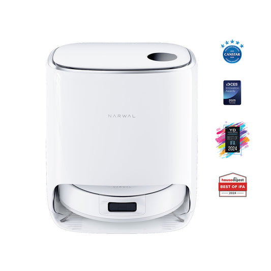 Smart Robot Vacuum & Mop | Narwal Freo X Ultra 8200 Pa with Self-Empty & AI DirtSense (White)
