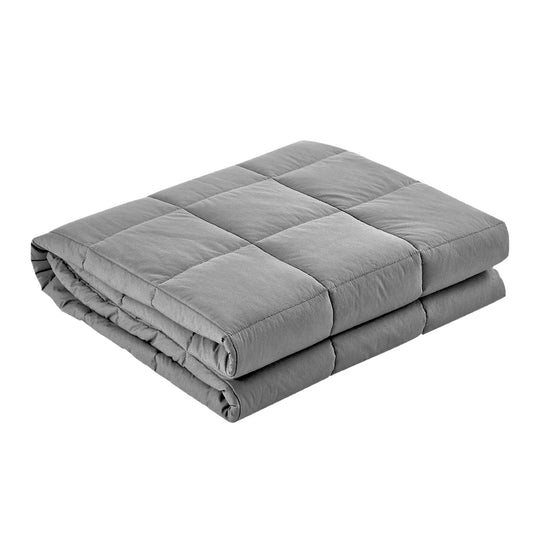Smart Weighted Blanket 7kg | Giselle Bedding (Light Grey)