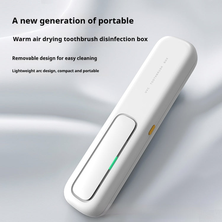 Smart Toothbrush Sterilizer Box | Rechargeable UV & Heat Travel Case